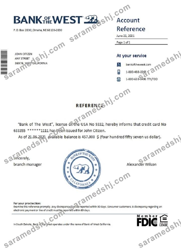 USA_Bank of the West_reference